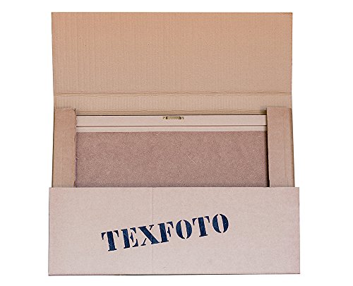 TEXFOTO Cuadro Enmarcado - Calle Gran Vía de Madrid, Calle Alcalá y Edificio Metrópolis de Madrid- Fotografía artística y Moderna Listo para Colgar - Hecho a Mano en España (40_x_60_cm)