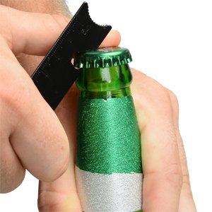 The Friendly Swede Iniciador de Fuego de Emergencia en Aleación de Magnesio Ideal para Acampada y Senderismo (Pack de 3 Encendedores con Raspador, Pedernal y Abrebotellas) - GARANTÍA DE POR VIDA