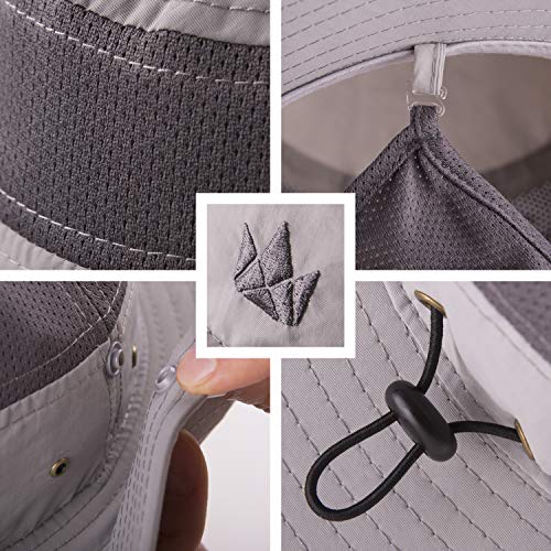 The Friendly Swede Sombrero de Pescador para Actividades al Aire Libre con Inserciones de Red (Pack de 2)