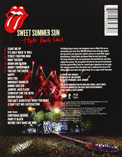 The Rolling Stones  - Sweet Summer Sun - Hyde Park Live [USA] [Blu-ray]