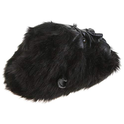 Tierhausschuhe Gorilla Tier Hausschuhe Pantoffel Puschen Schlappen Kuscheltier Plüsch Herren Schwarz 36-49, TH-Gorilla, Schuhgröße 48/49