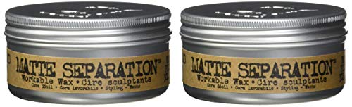 TIGI Cosmetics Bed Head Men Mate separación realizable Cera por TIGI- 3 oz (paquete de 2)