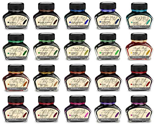 tinta para pluma estilográfica Pastel Mint"Poppy Pods" 30ml, tinta para escribir, tinta para caligrafía