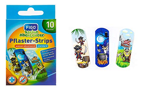 Tiritas infantiles/tiritas/rayas para niños en el juego - con divertidos motivos de colores a elegir: multicolor - animales - dibujos animados - aventura/para niños