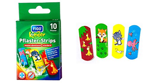 Tiritas infantiles/tiritas/rayas para niños en el juego - con divertidos motivos de colores a elegir: multicolor - animales - dibujos animados - aventura/para niños