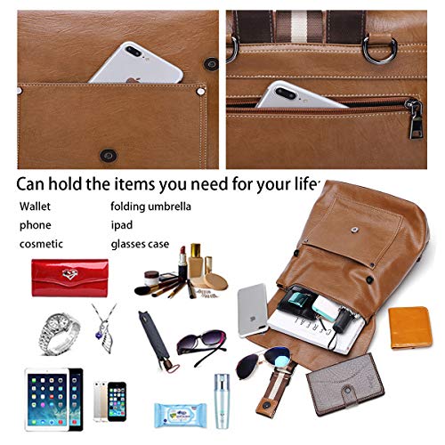 Tisdaini Bolsos Mochila Mujer Moda antirrobo Casual Viaje Escolar Bolso