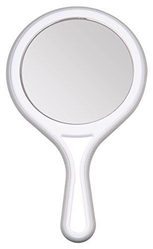 Titania – Espejo de mano con espejo normal y 5 aumentos, 1 unidad de 245 g