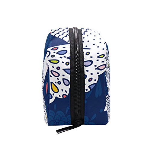 TIZORAX Peace Pigeon Dove Love Bolsa de Cosméticos Bolsa de Embrague Organizador Bolsa de Viaje