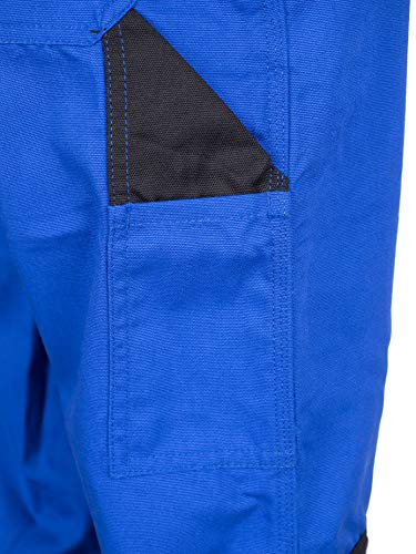 TMG® Petos de Trabajo para Hombre | Azul | XS-7XL | Pantalones de Trabajo Resistentes con Peto | Multibolsillos y Reflectores | Fontaneros 56