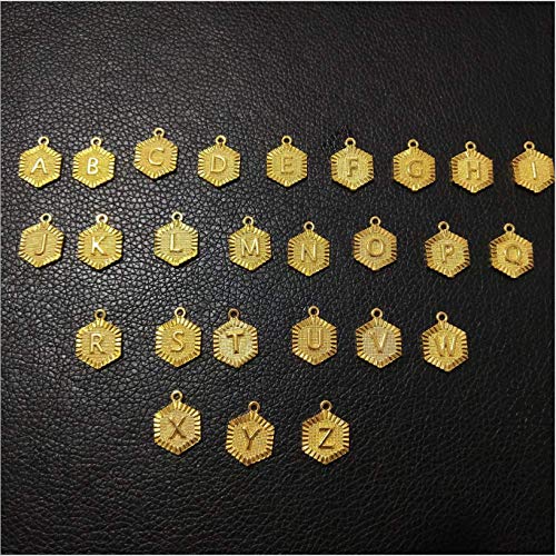 Tobilleras para Mujer Boho, Pulsera De Oro con Forma De Corazón De 26 Letras, Accesorios De Joyería De Playa De Longitud Ajustable para Niñas Y Niños (Style1) (Q)