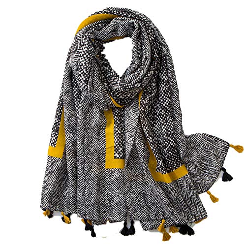 Todas Las Estaciones Bufanda De Algodón Y Lino Para Mujer Estampado De Serpiente Leopardo Con Flecos Chal Protector Solar De Viaje Bufanda De Seda Vacaciones En La Playa Oficina Diaria