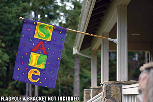 Toland Home Garden Azul Venta 28 x 40 Pulgadas Decorativo USA-Produced Doble Cara casa Bandera