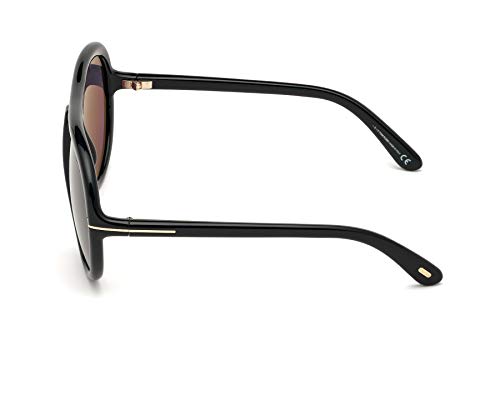 Tom Ford Gafas de Sol CYBIL FT 0768 BLACK/SMOKE 60/16/135 hombre