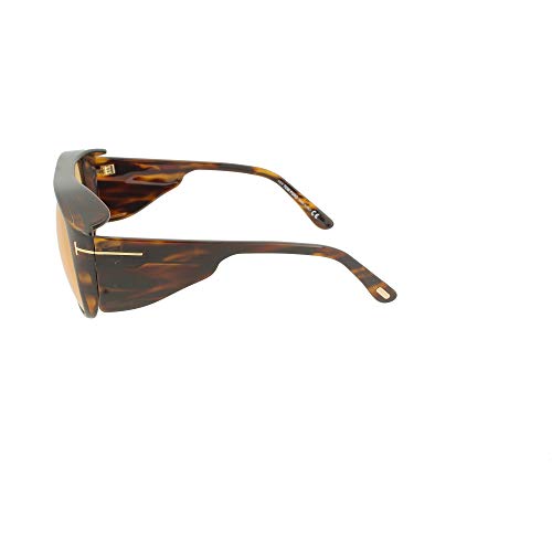 Tom Ford Gafas de Sol FENDER FT 0799 DARK HAVANA/YELLOW 59/16/145 hombre