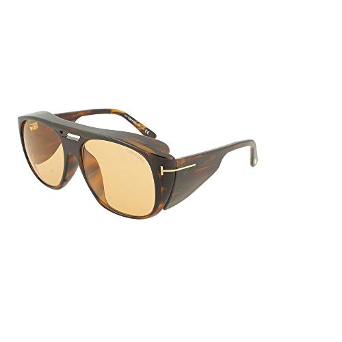 Tom Ford Gafas de Sol FENDER FT 0799 DARK HAVANA/YELLOW 59/16/145 hombre