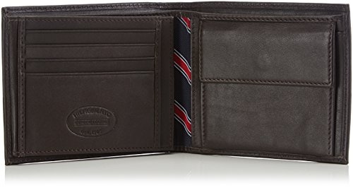 Tommy Hilfiger Eton Trifold, Catera para Hombre, Brown 41, OneSize