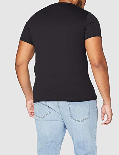 Tommy Hilfiger Original Jersey Camiseta, Negro (Tommy Black 078), Medium para Hombre