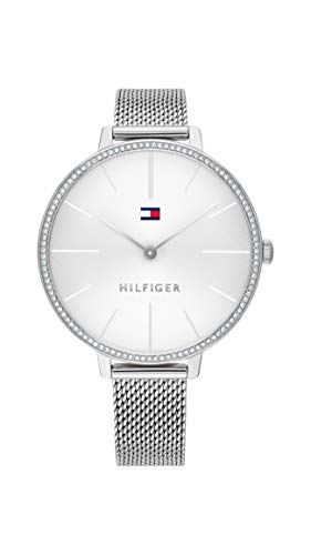 Tommy Hilfiger Reloj Analógico para Mujer de Cuarzo con Correa en Acero Inoxidable 1782113