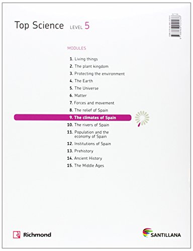 TOP SOCIAL SCIENCE 5 CLIMATES OF SPAIN - 9788468020266