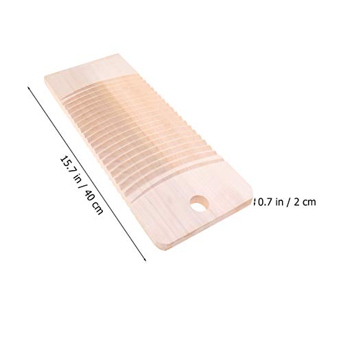 TOPBATHY tabla de fregar hecha a mano de madera de lavado tabla de fregar duradera de madera maciza para lavado de manos en el hogar (proceso de carbonización)