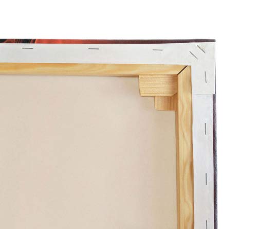 Topquadro Cuadro XXL sobre Lienzo, Imagen Panorámica 100x50cm, Galaxia, Estrellas y Planetas, Universo - Decoración de Pared, Imagen Panorámica - Una Pieza