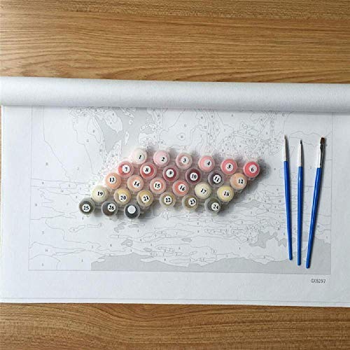 Torre Atalaya Pintura DIY Pintura Digital Pintura De Paisaje Decoración Moderna De La Sala De Estar En El Hogar