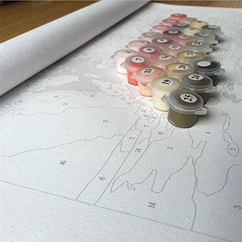 Torre Atalaya Pintura DIY Pintura Digital Pintura De Paisaje Decoración Moderna De La Sala De Estar En El Hogar