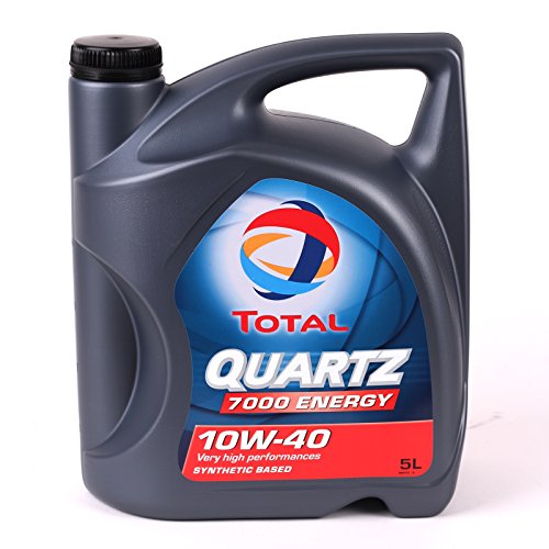Total 5L Quartz 7000 Energy 10W-40 Aceites de Motor para Coches, 5 litros