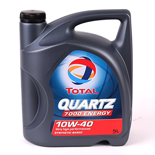 Total 5L Quartz 7000 Energy 10W-40 Aceites de Motor para Coches, 5 litros