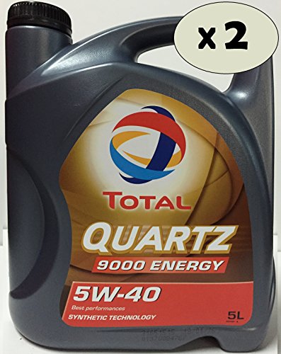 Total Quartz Energy 9000 5W-40 Aceite para Motor, 2 x 5 litros (10 litros)