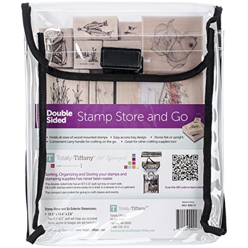 Totally-Tiffany Stamp, Store & Go Bag Double-Sided-9"X11.5"X2"