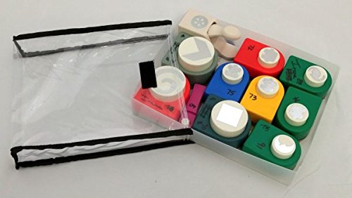 Totalmente Tiffany Store y Go Punch, Material sintético, Transparente, Pack de 2