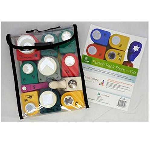 Totalmente Tiffany Store y Go Punch, Material sintético, Transparente, Pack de 2