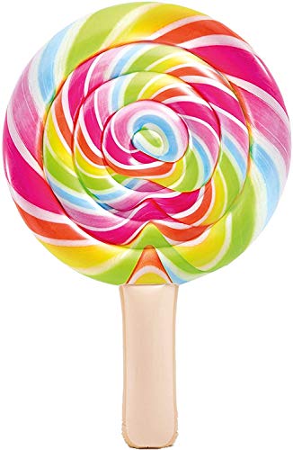 TOYLAND Flotador de Piscina Lollipop Gigante Lilo de Playa y Piscina de Verano 2.08M x 1.35M (82 "x 53")