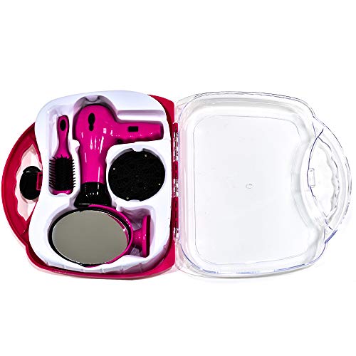 TOYLAND Niñas Batería Operado Hairstyler Set Carry Case