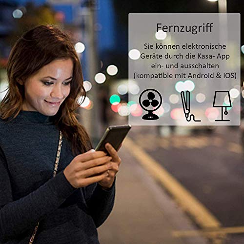 TP-Link HS100 - Enchufe Inteligente para Controlar Sus Dispositivos Desde Cualquier Lugar, sin Necesidad de Concentrador, Funciona con Amazon Alexa y Google Home e Ifttt, Wi-Fi Ready