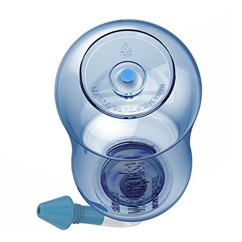 Tpocean - Sistema de limpieza nasal para riego nasal para tratamiento de rinitis alérgica, 300 ml con 2 puntas intercambiables
