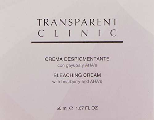 Transparent Clinic - Crema despigmentante - con gayuba y AHA's - 50 ml