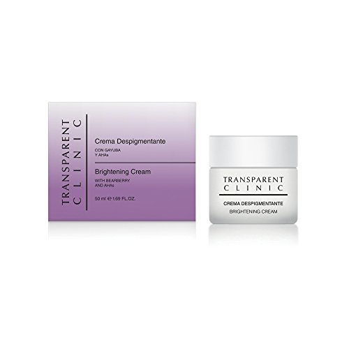 Transparent Clinic - Crema despigmentante - con gayuba y AHA's - 50 ml