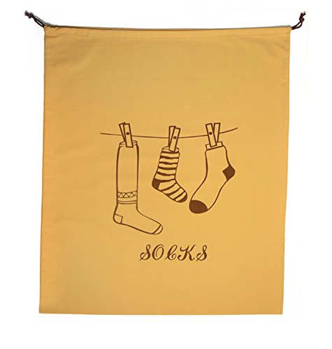 trendfinding Bolsa Tipo Saco para la Ropa Sucia - Marrón/Capuchino