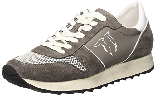 Trussardi Jeans 77S06449, Zapatillas Deportivas para Interior para Hombre, Gris (18 Grigio), 45 EU