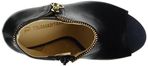 Trussardi Jeans 79S00749, Zapatos de Tacón para Mujer, Negro (19 Nero), 41 EU