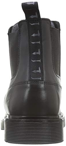 Trussardi Jeans Combat Boot, Botas Militares para Hombre, Negro (Black K299), 40 EU