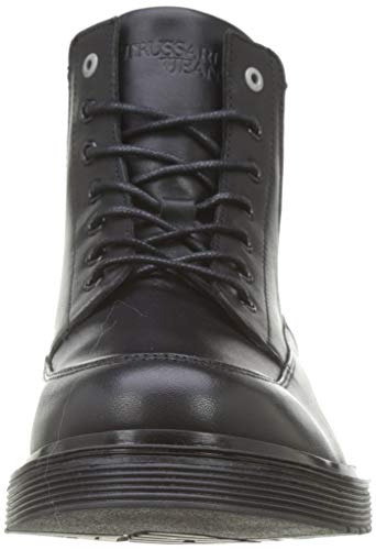 Trussardi Jeans Combat Boot, Botas Militares para Hombre, Negro (Black K299), 40 EU