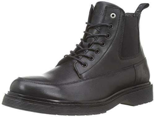 Trussardi Jeans Combat Boot, Botas Militares para Hombre, Negro (Black K299), 40 EU