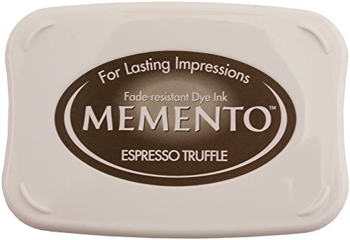 Tsukineko Memento Espresso - Almohadilla de Tinta, Color marrón