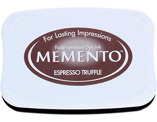 Tsukineko Memento Espresso - Almohadilla de Tinta, Color marrón