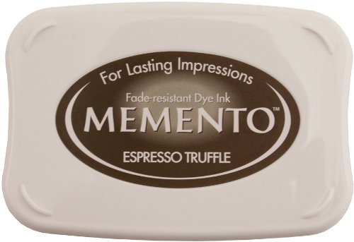 Tsukineko Memento Espresso - Almohadilla de Tinta, Color marrón