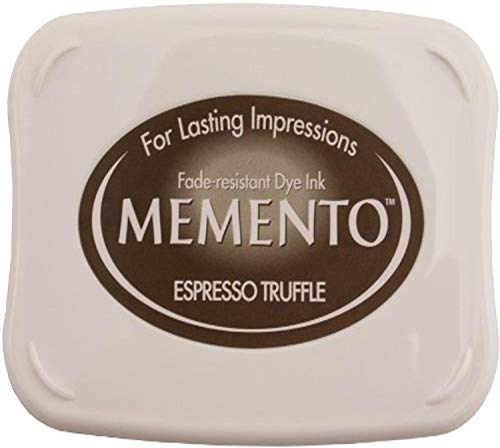 Tsukineko Memento Espresso - Almohadilla de Tinta, Color marrón