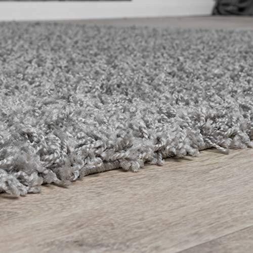 T&T Design Shaggy - Alfombra para salón, diferentes precios, varios colores, crema, 140 x 200 cm